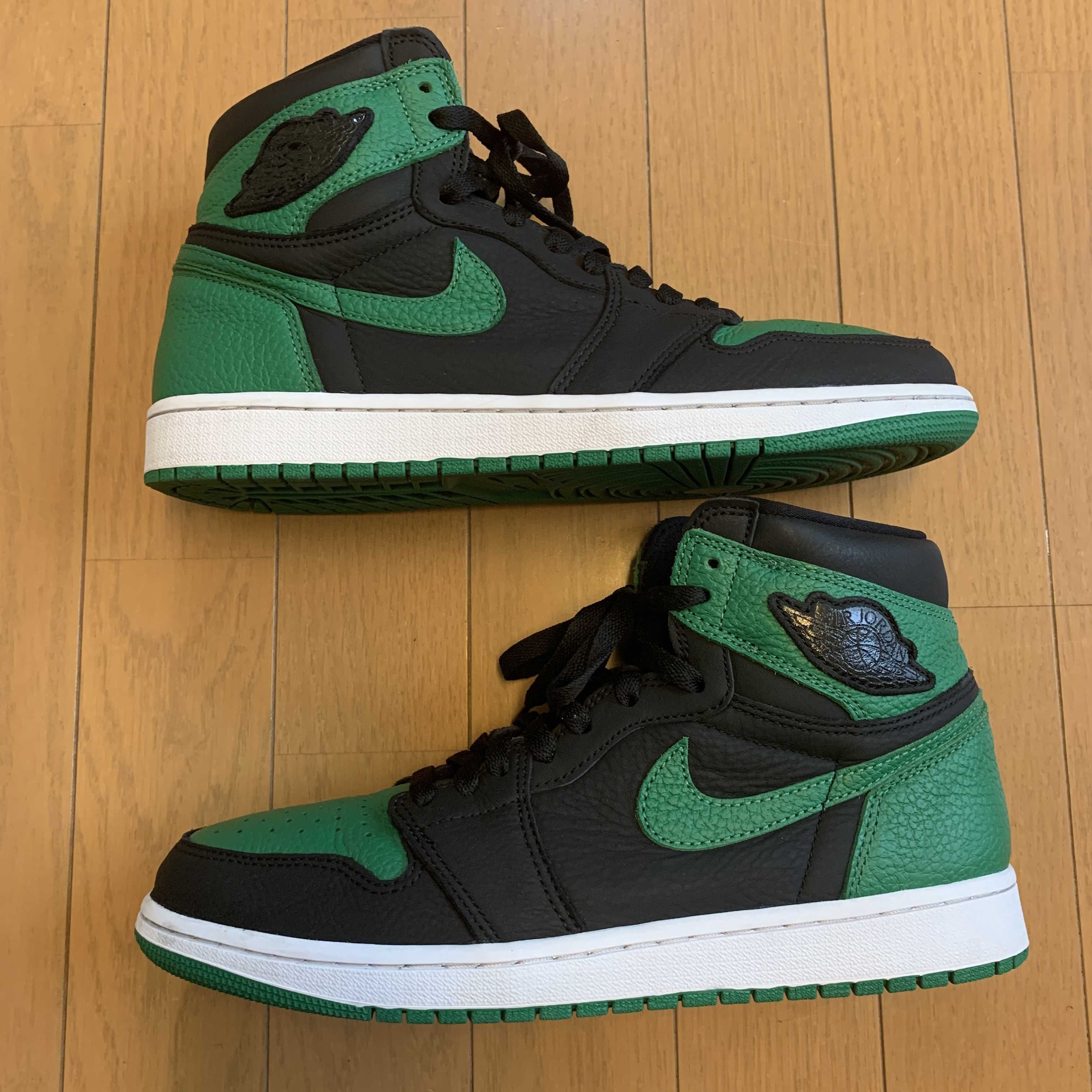Nike Air Jordan 1 Retro High OG "Black/Pine Green" (2020)