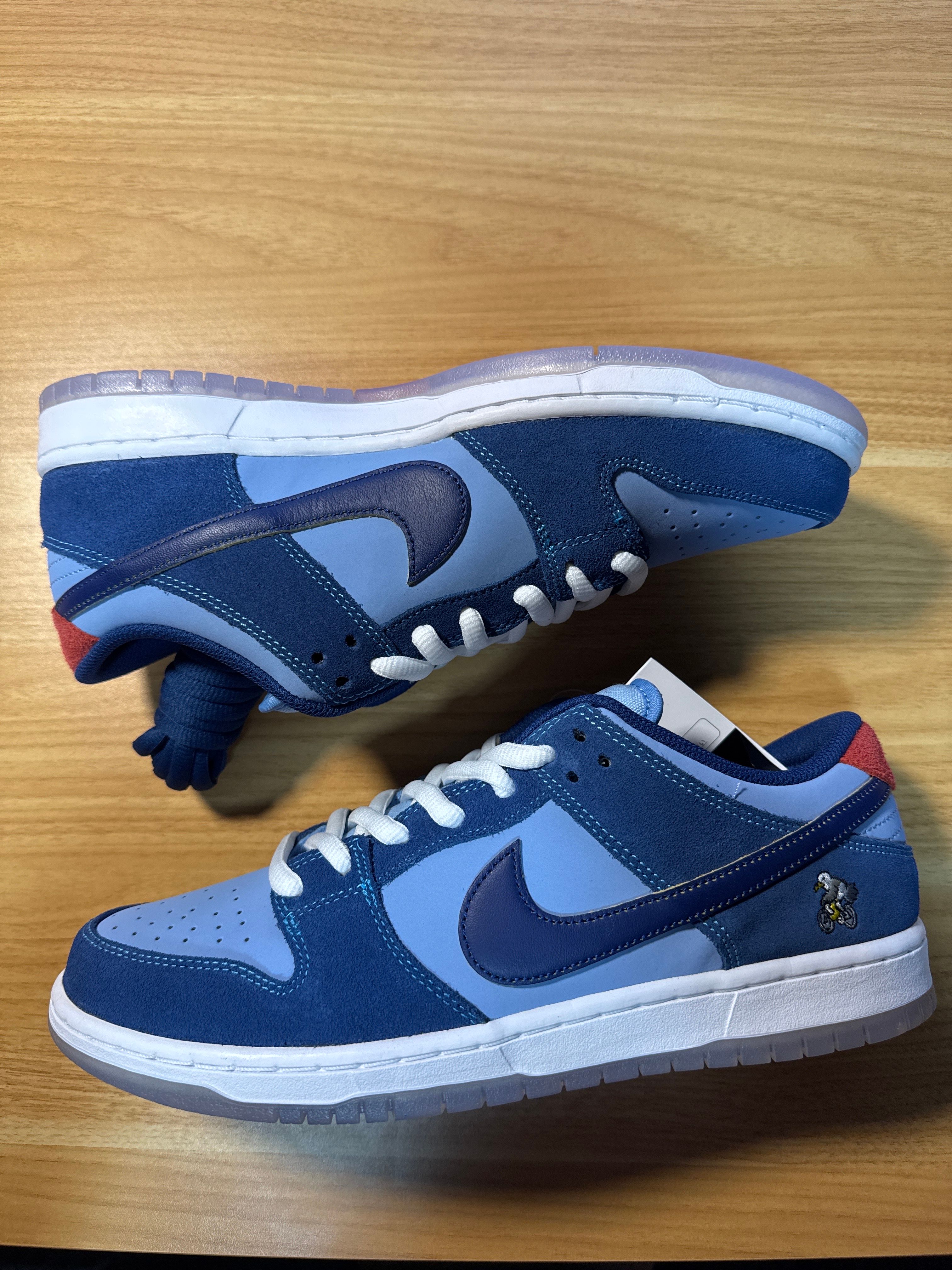 Why So Sad? × Nike SB Dunk Low "Coastal Blue/Speed Yellow-University Red"
