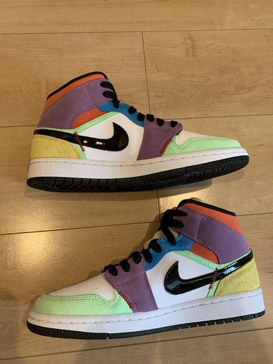 Nike Women's Air Jordan 1 Mid "Multi Color"