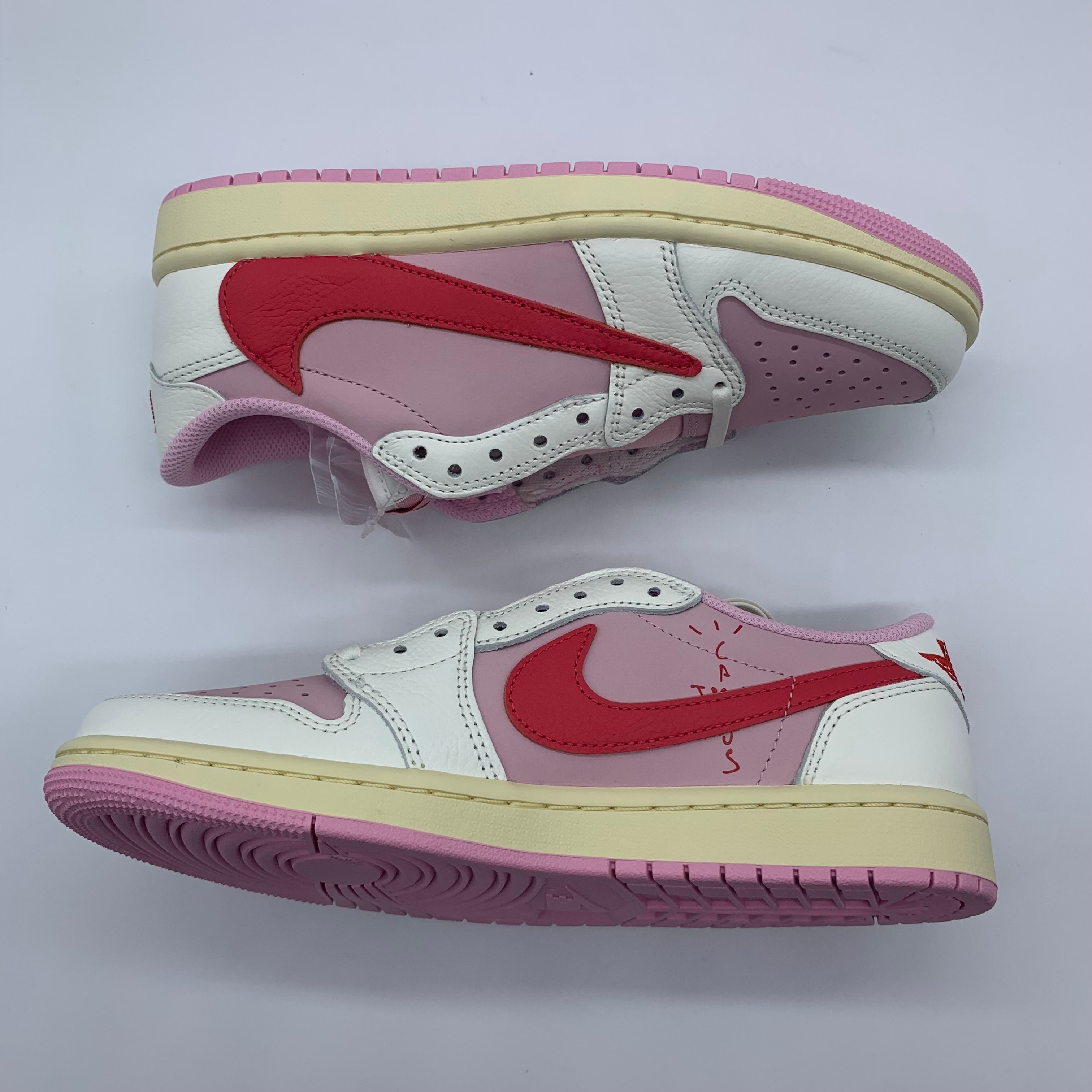 Travis Scott × Nike Air Jordan 1 Retro Low OG "Sail/Tropical Pink"