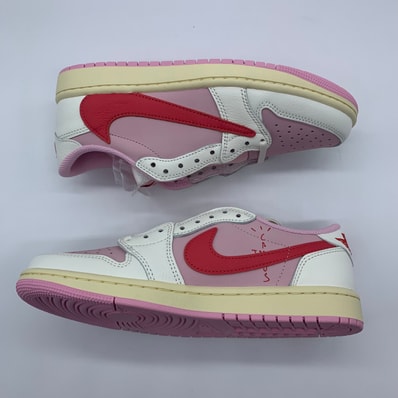 Travis Scott × Nike Air Jordan 1 Retro Low OG "Sail/Tropical Pink"