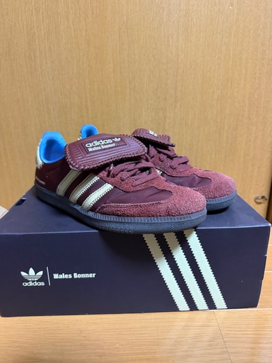 Wales Bonner × adidas Samba Nylon Low "Fox Brown/Sandy Beige/Lucky Blue"