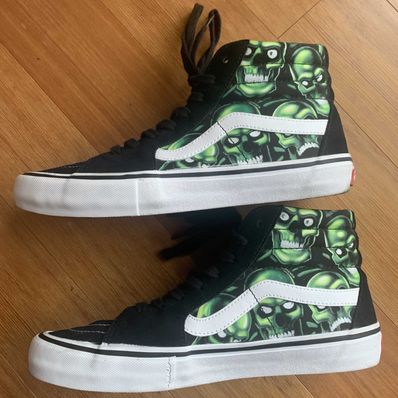 Vans Sk8-Hi Supreme Skull Pike "Green"