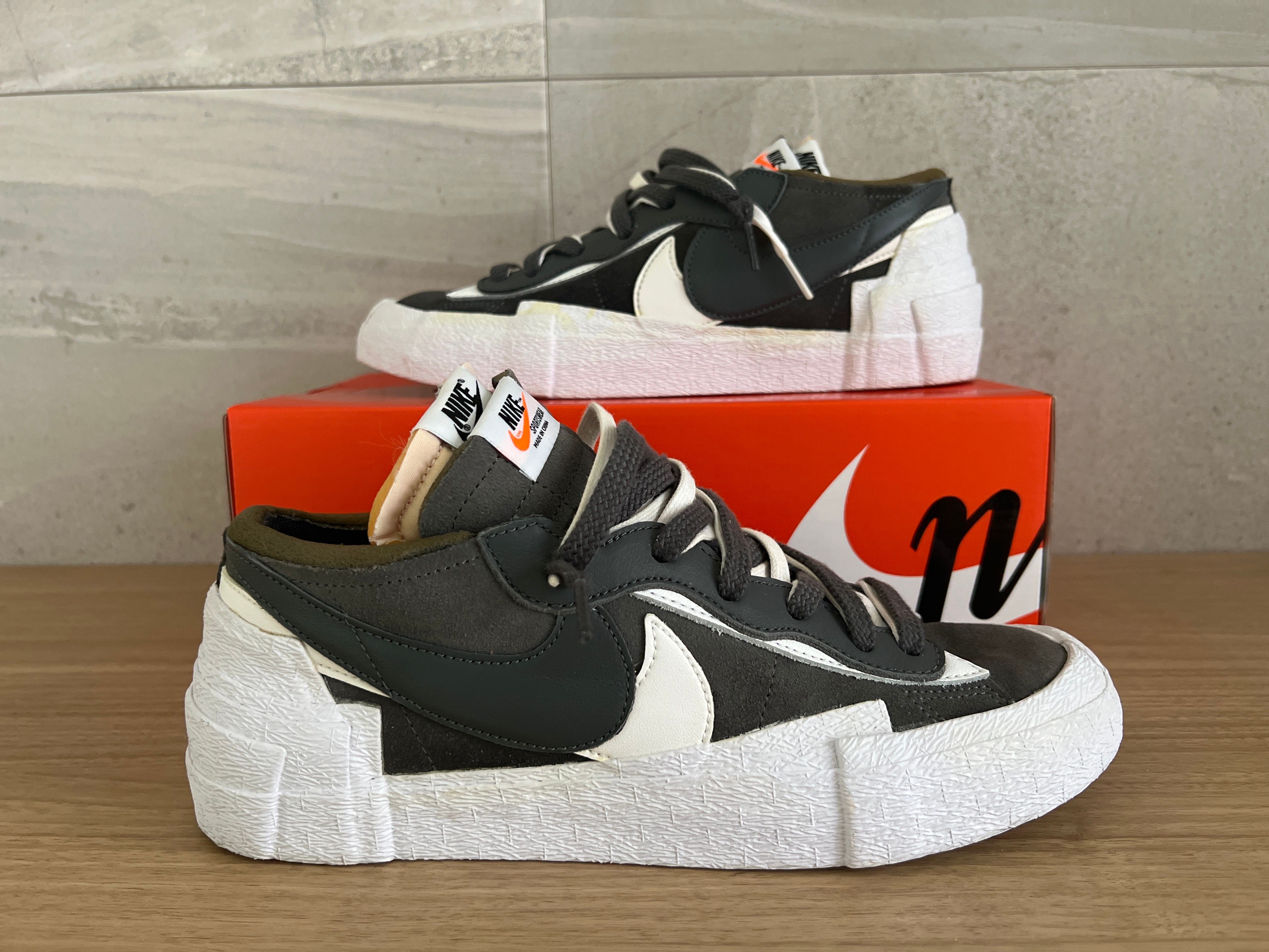 Sacai × Nike Blazer Low "Iron Grey"