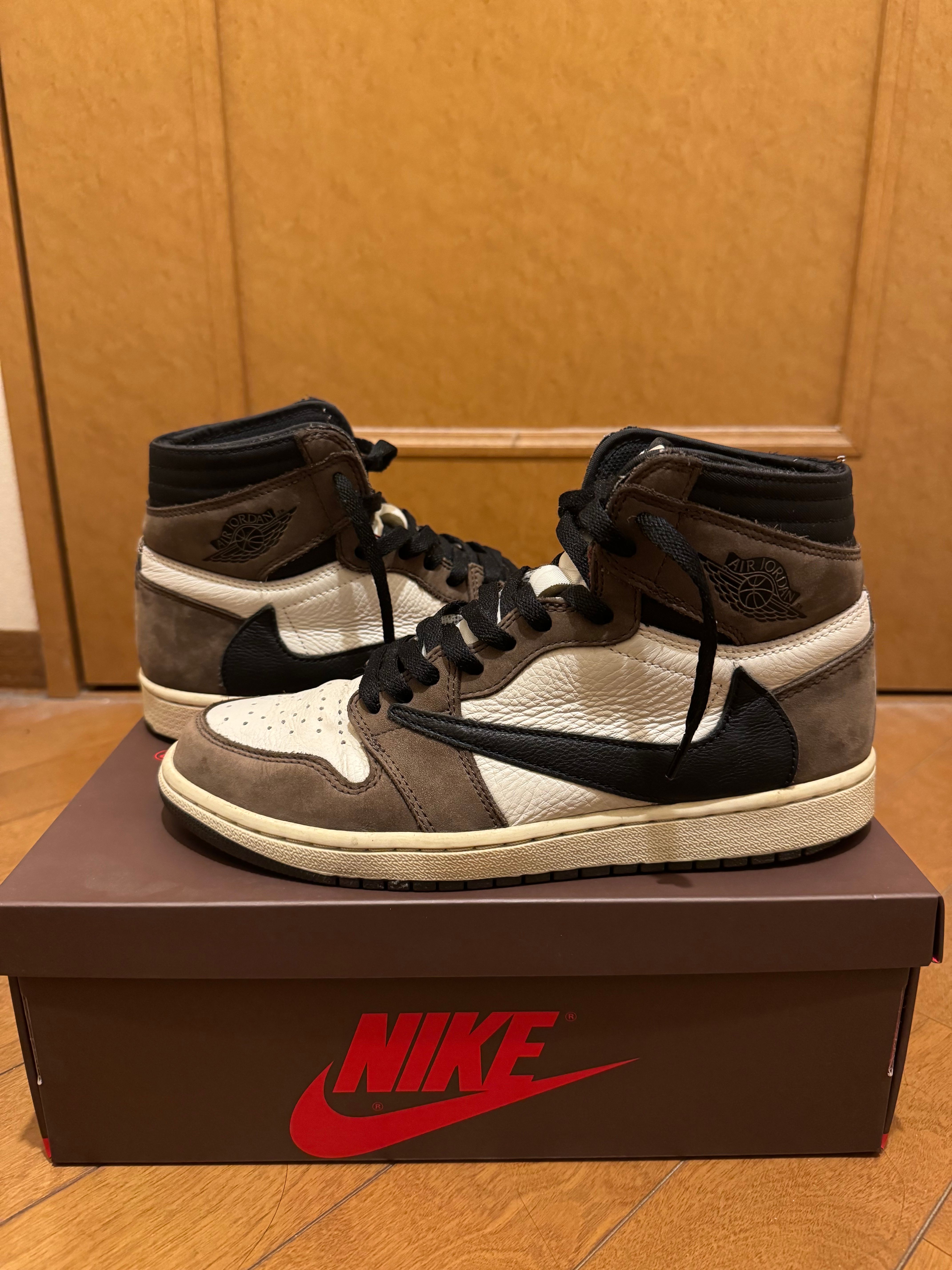 Travis Scott × Nike Air Jordan 1 Retro High OG TS SP "Sail/Dark Mocha"