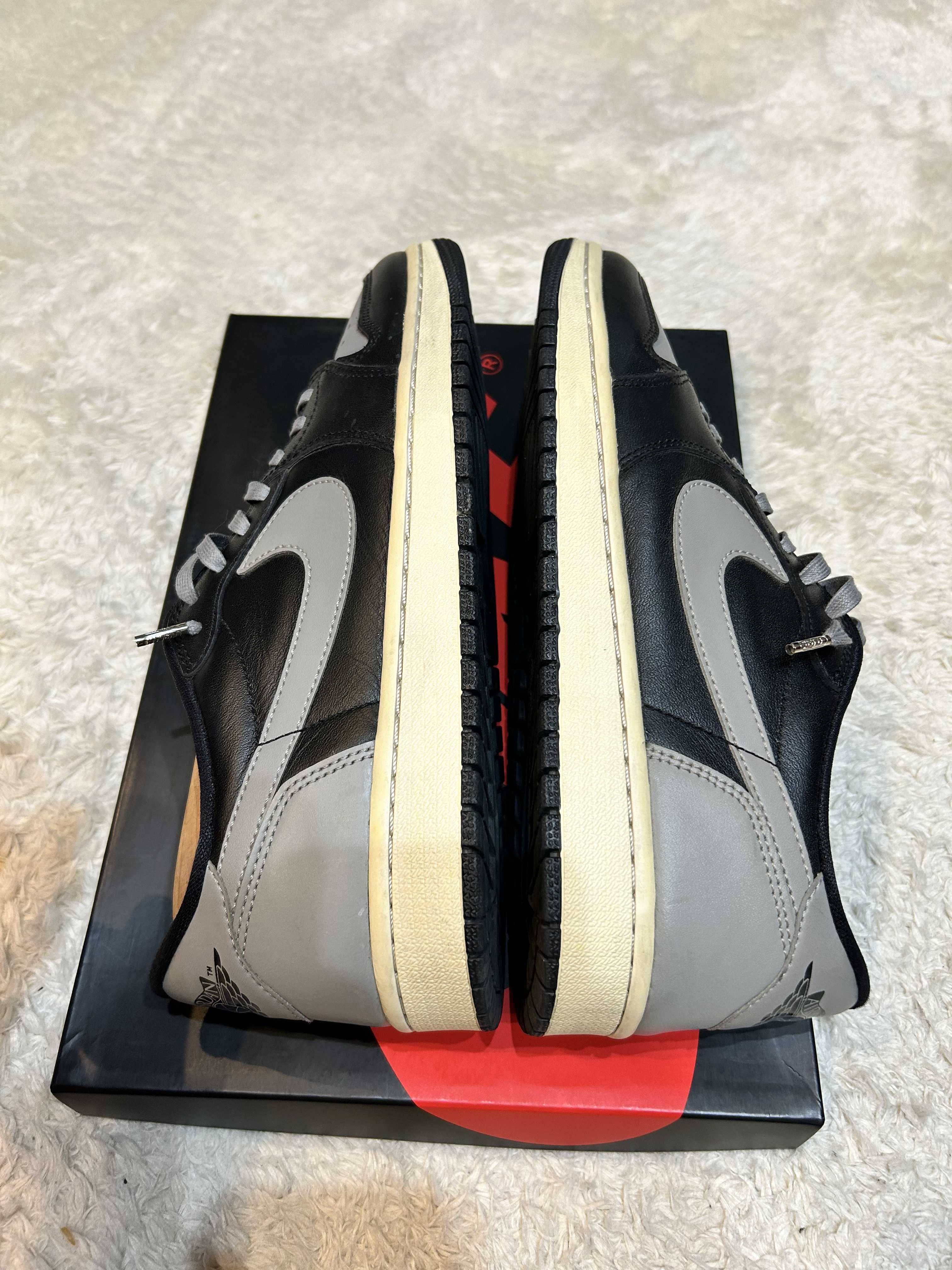 NIKE AIR JORDAN 1 RETRO LOW BLACK GREY (2015)