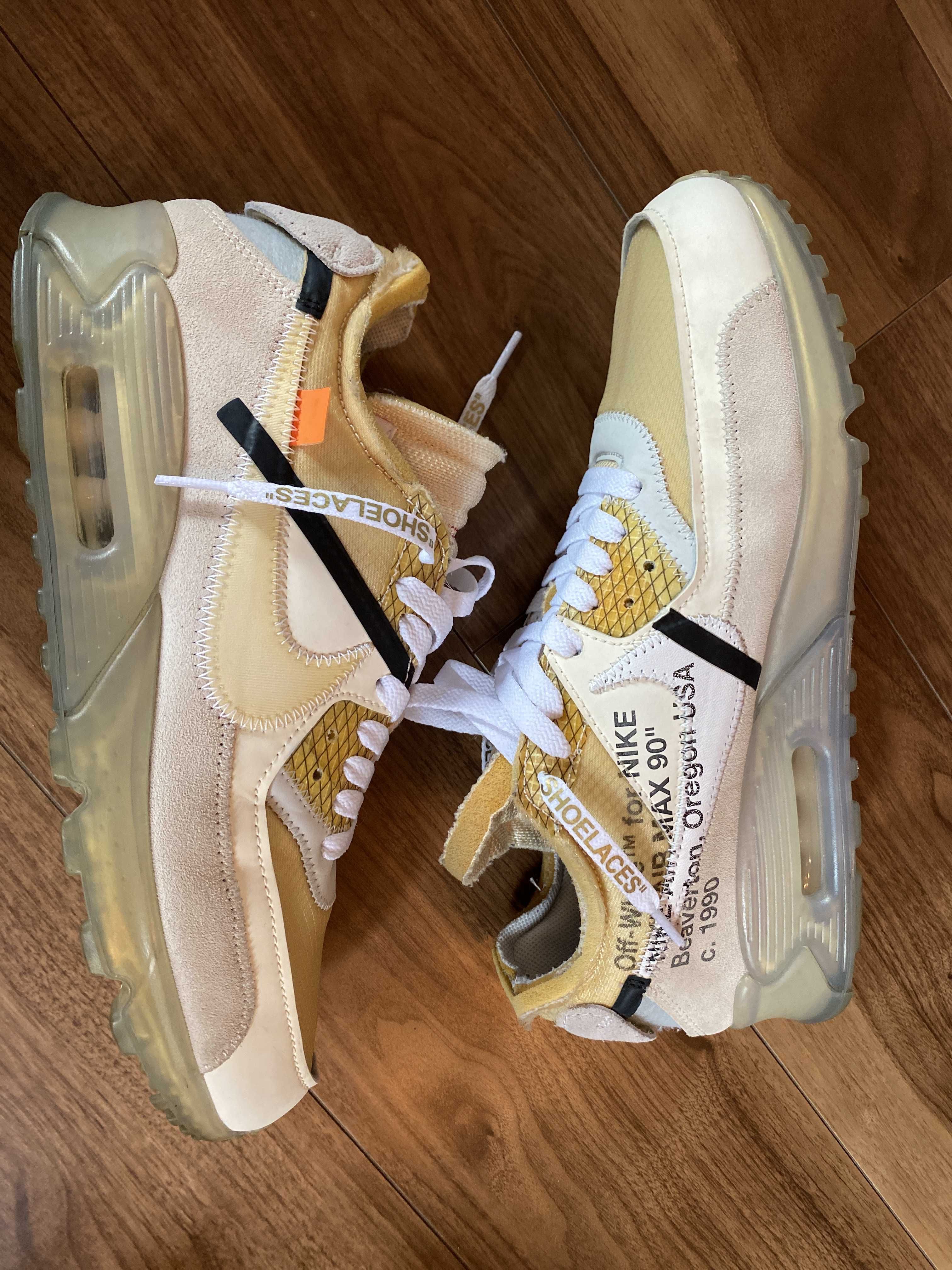 Off-White × Nike Air Max 90 "The 10/Sail"