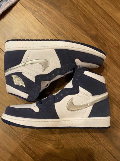 Nike Air Jordan 1 High OG CO.JP "White/Midnight Navy" (2020)(ブリーフケースなし)