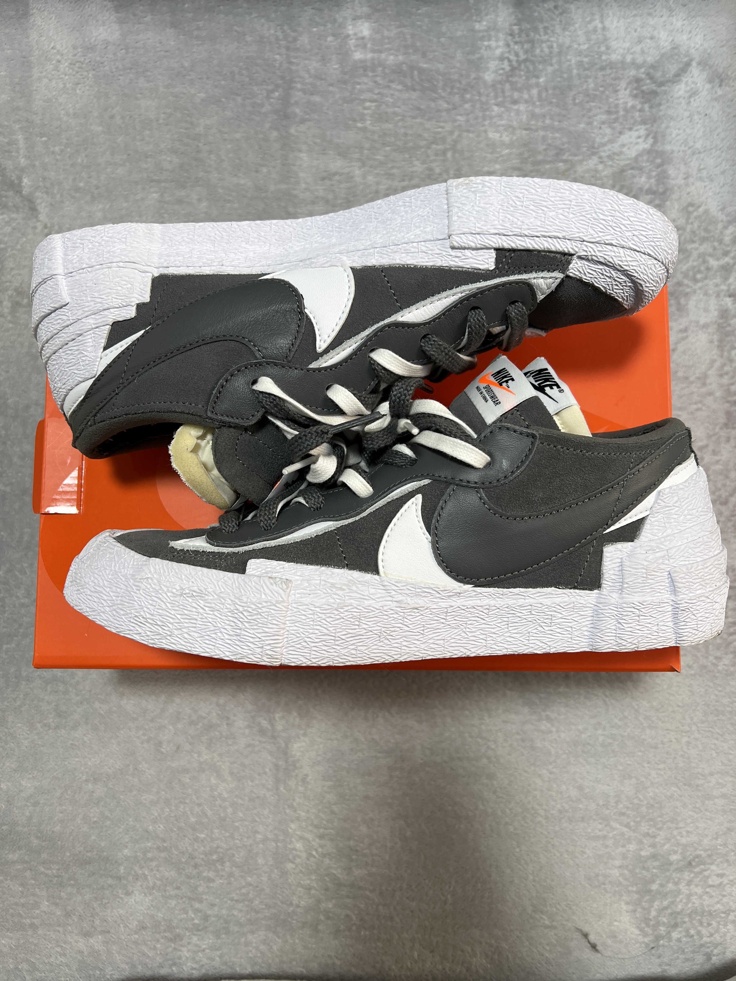 Sacai × Nike Blazer Low "Iron Grey"