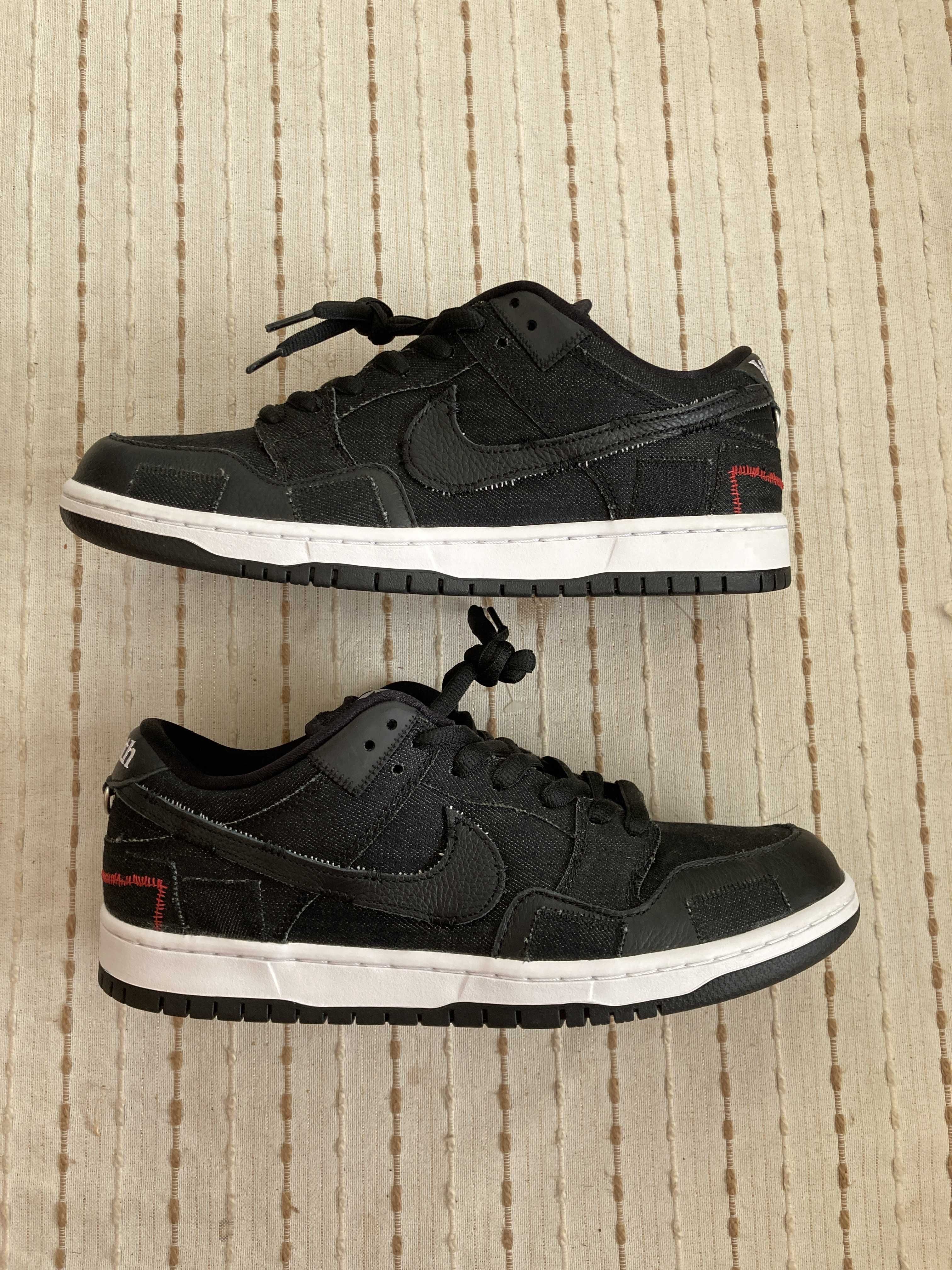Wasted Youth × Nike SB Dunk Low "Black Denim" / VERDY