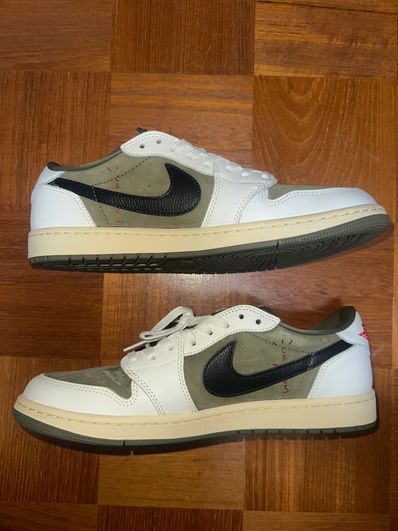Travis Scott × Nike Air Jordan 1 Low OG SP "Reverse Olive"