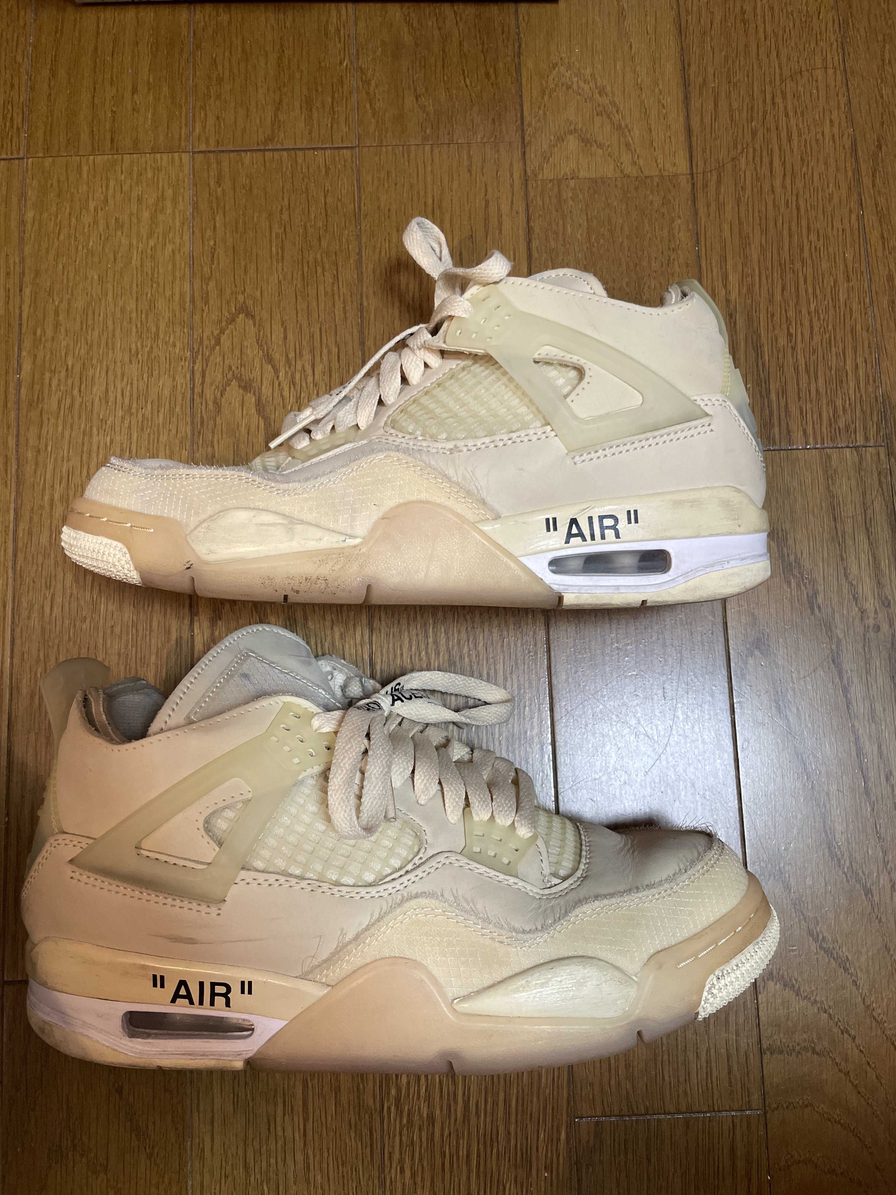 Off-White × Nike Women's Air Jordan 4 SP "Sail"
