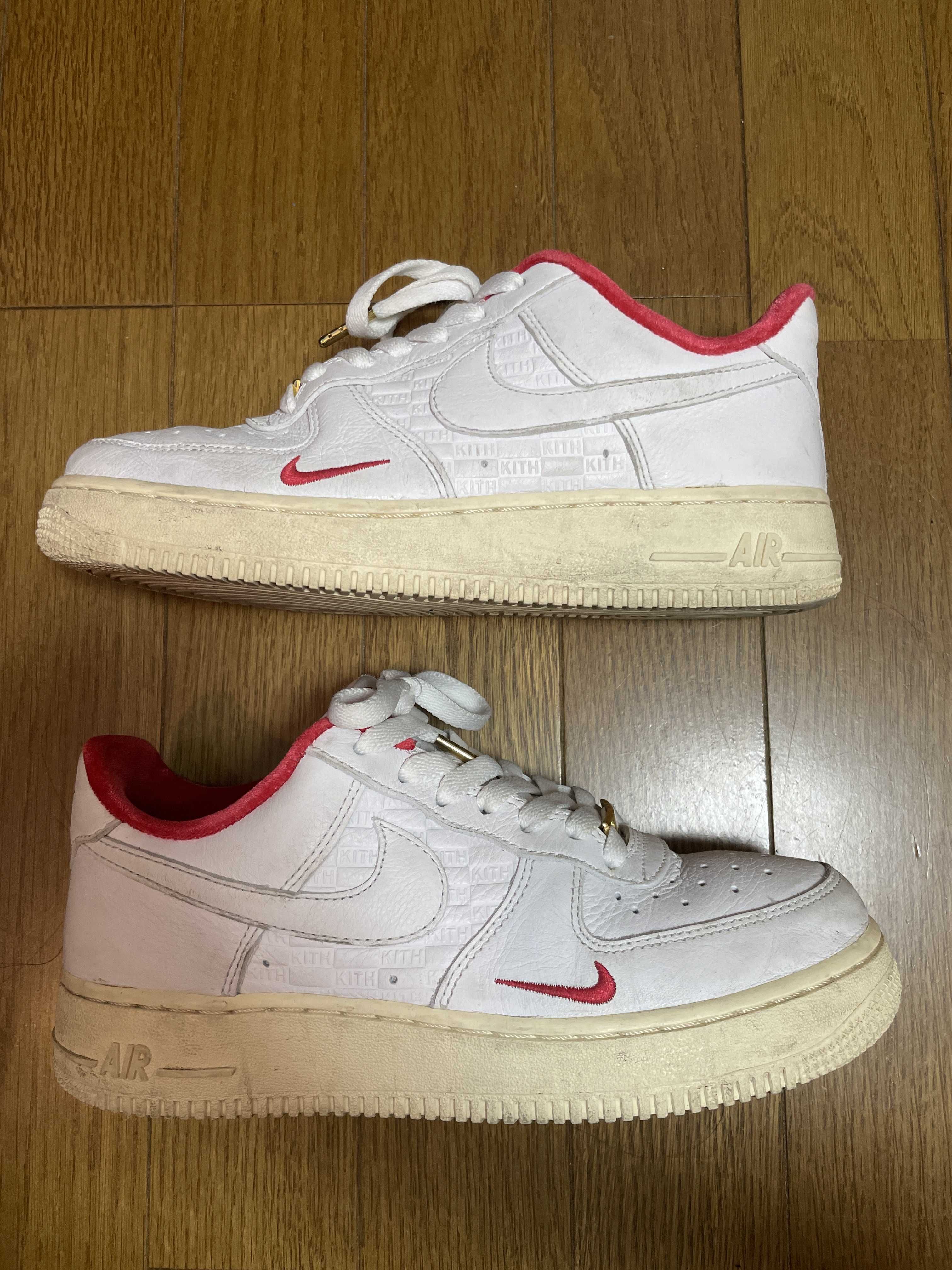 KITH × Nike Air Force 1 Low "White/Red"