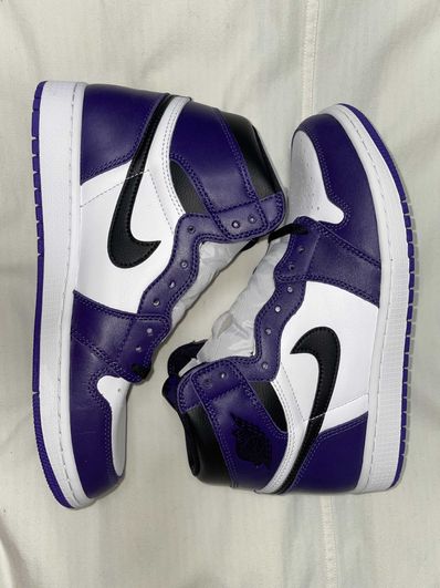 Nike Air Jordan 1 Retro High OG "Court Purple White/Black" (2020)