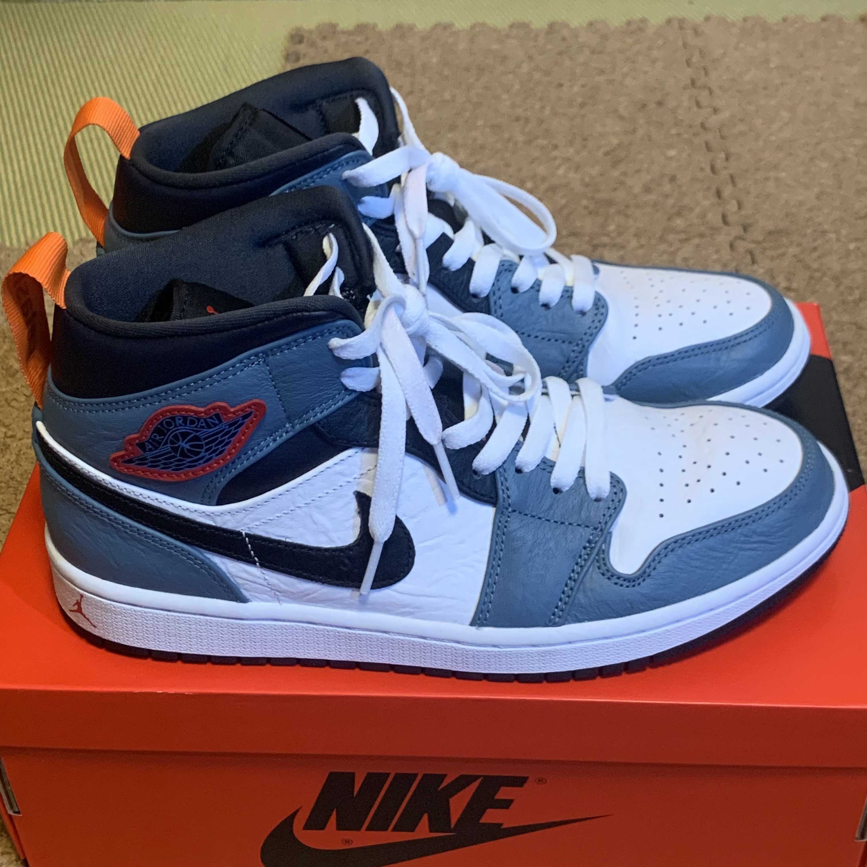 FACETASM × Nike Air Jordan 1 Mid "White/Navy"