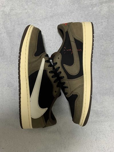 Travis Scott × Nike Air Jordan 1 Low OG SP-T "Black/Dark Mocha"