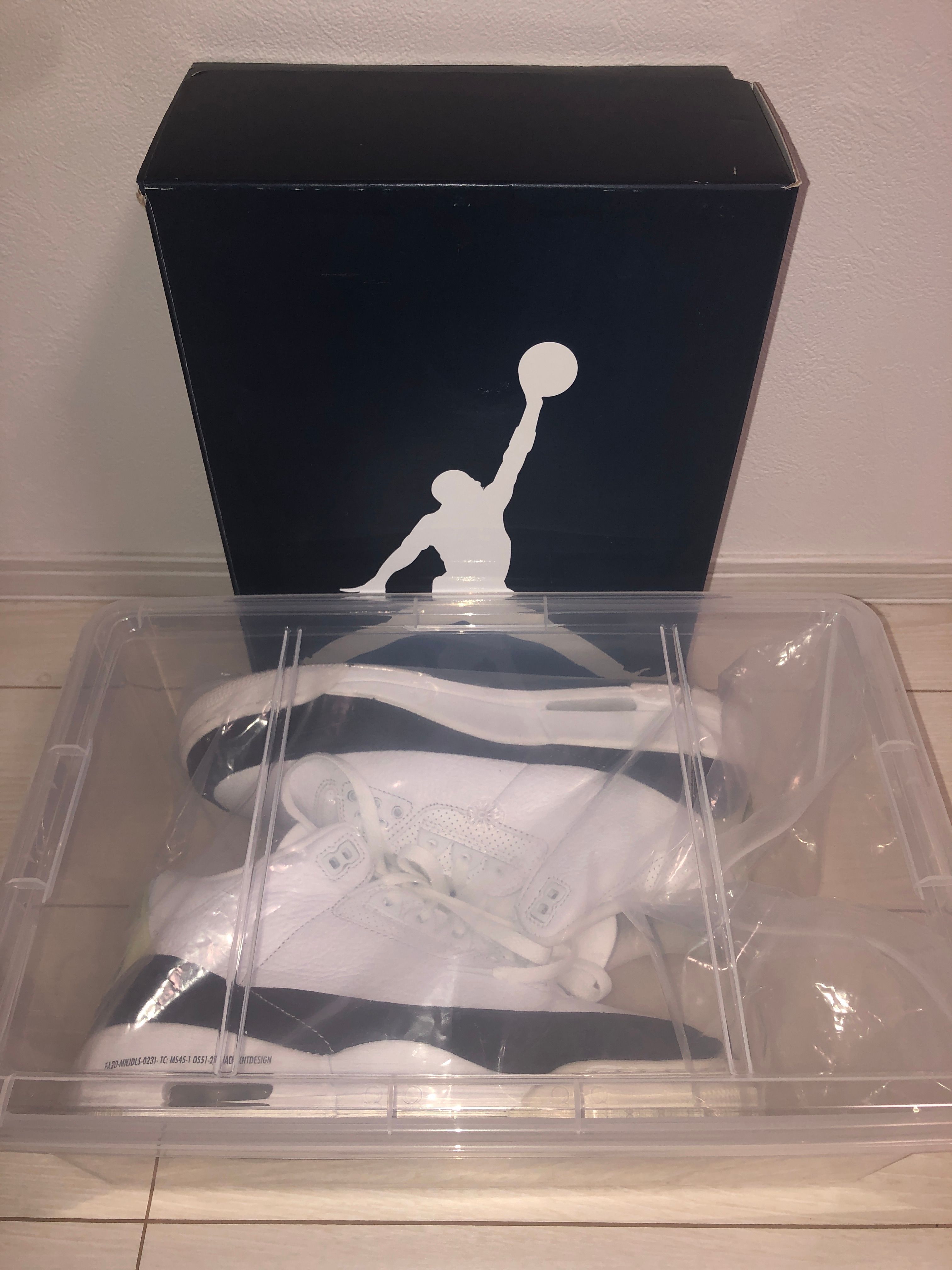 Fragment × Nike Air Jordan 3 "White/Black"