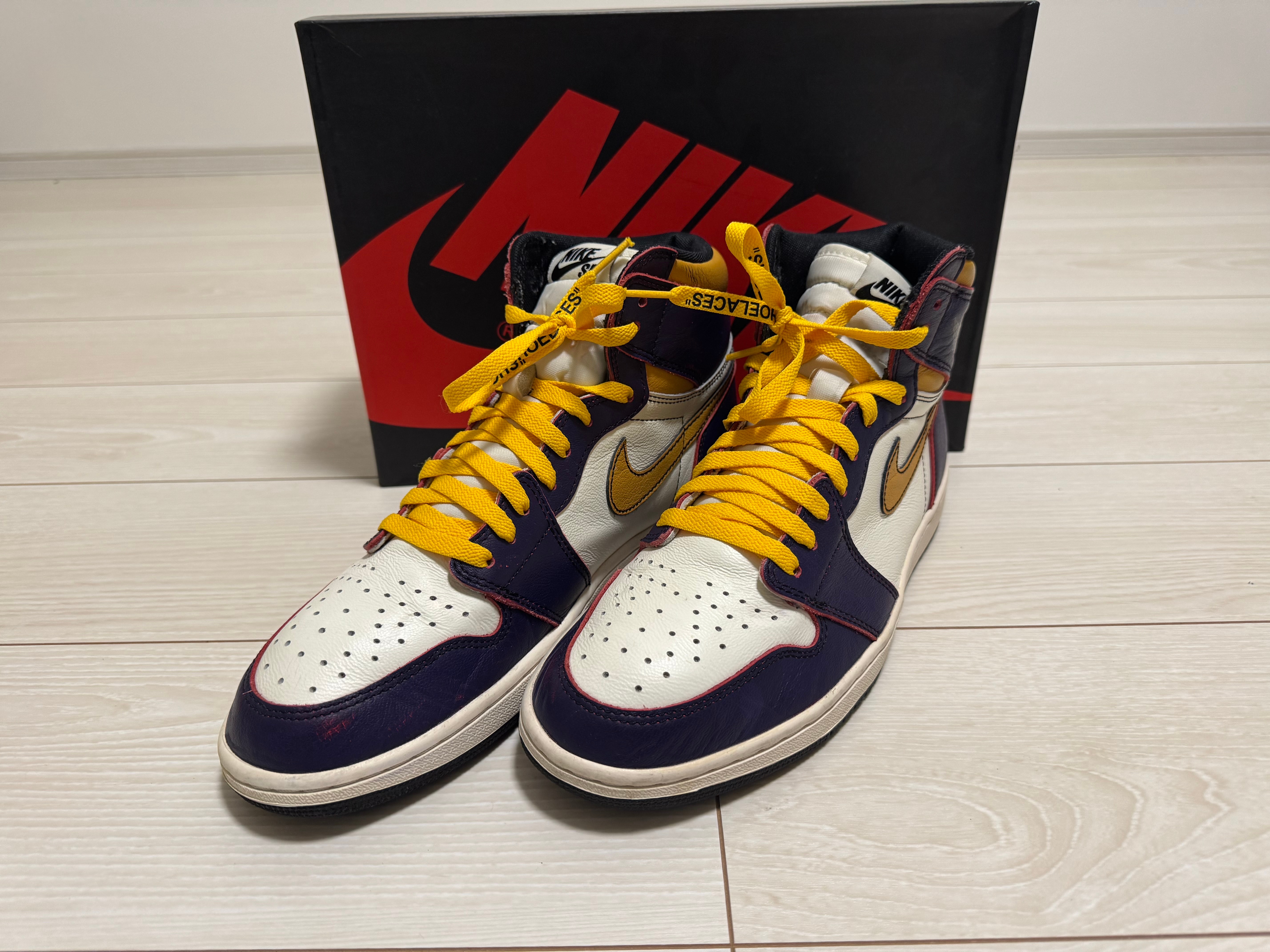 ナイキ SB × ジョーダン エアジョーダン1 ハイ "エルエー トゥー シカゴ"