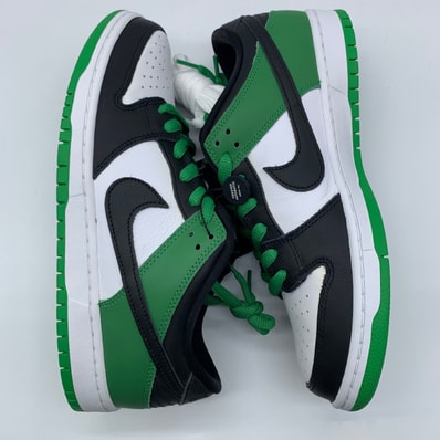 Nike SB Dunk Low Pro "Black and Classic Green"