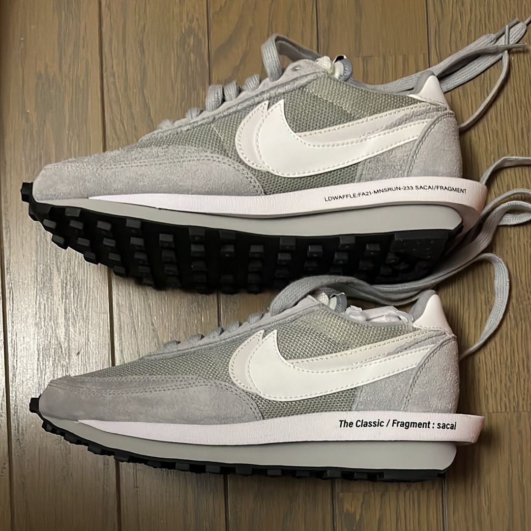 Fragment × sacai × Nike LD Waffle "Light Smoke Grey"