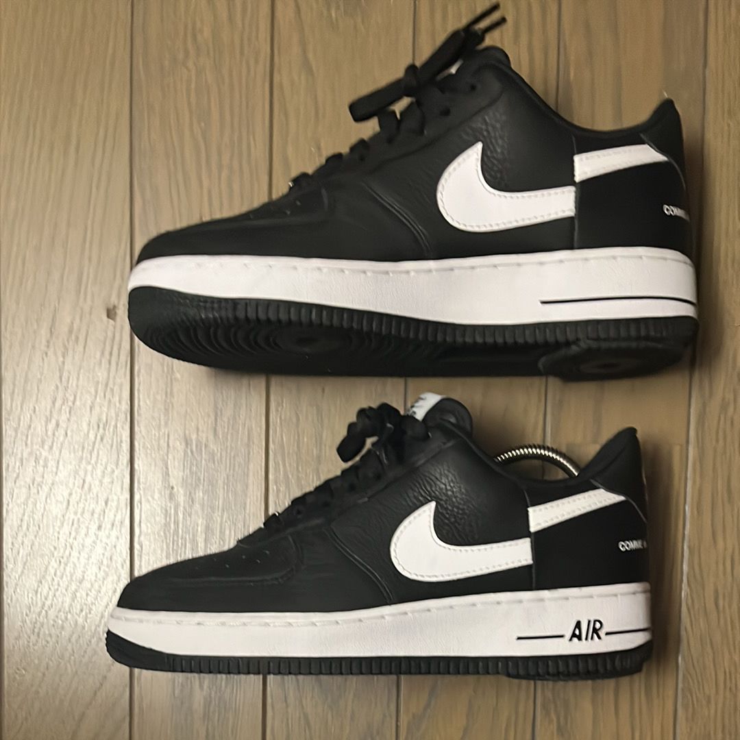 Supreme × COMME des GARCONS SHIRT × Nike Air Force 1 Low "Black/White" (2018)
