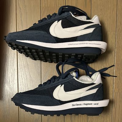 Fragment × sacai × Nike LD Waffle "Blackended Blue"