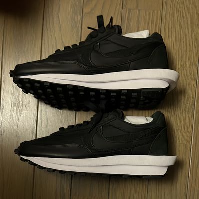 sacai × Nike LDV Waffle "Triple Black"