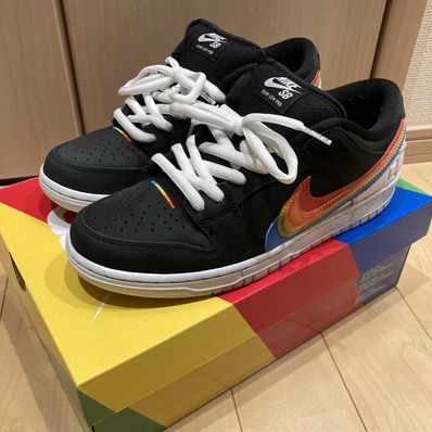 Polaroid × Nike SB Dunk Low Pro QS "Black/White"