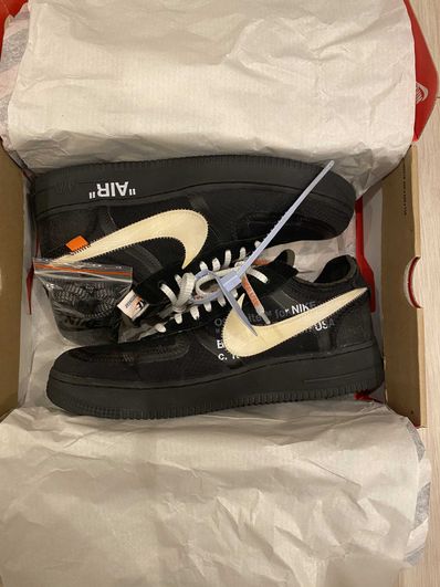 Off-White × Nike Air Force 1 Low "Black"
