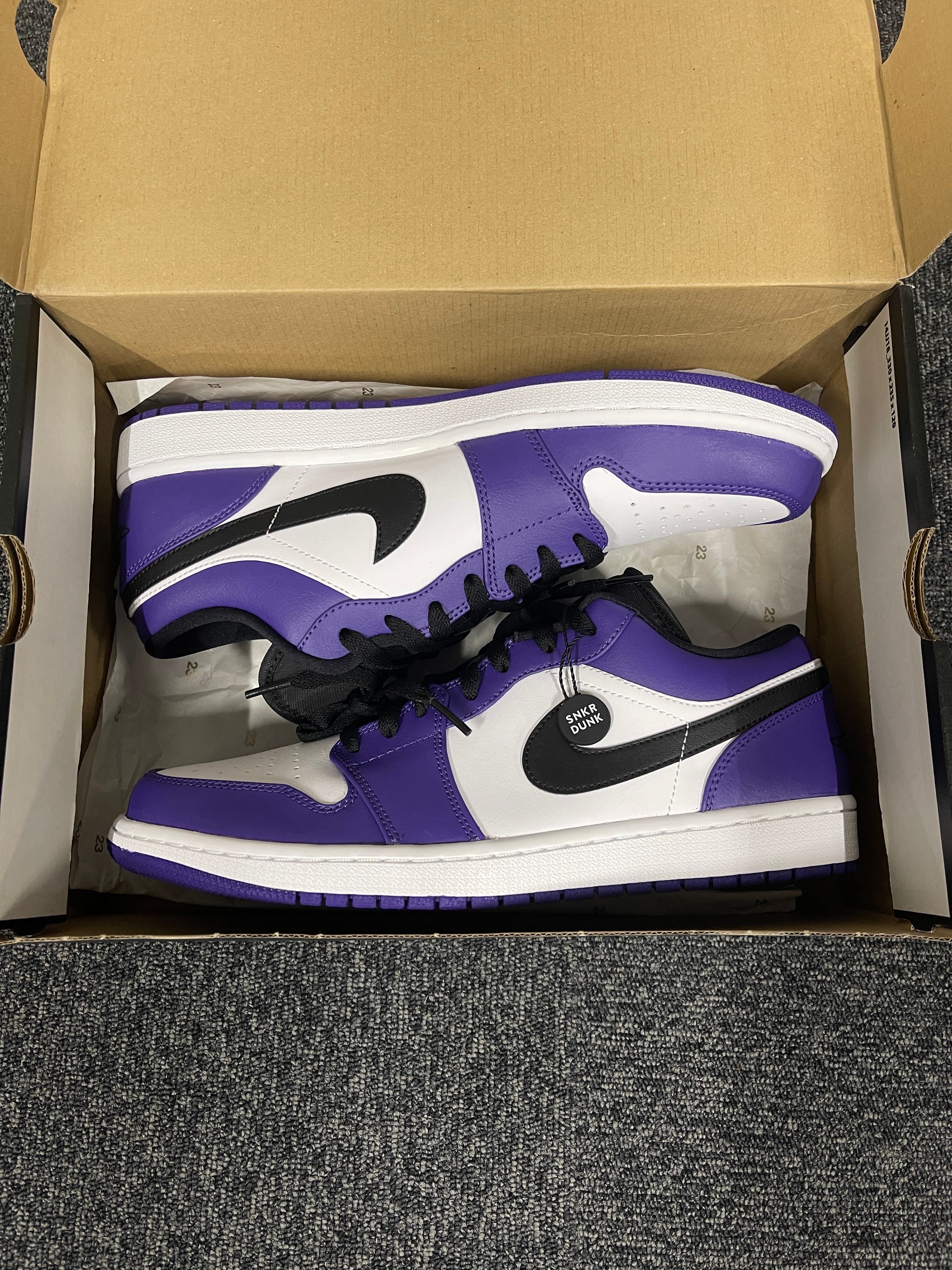 NIKE AIR JORDAN 1 LOW "COURT PURPLE"