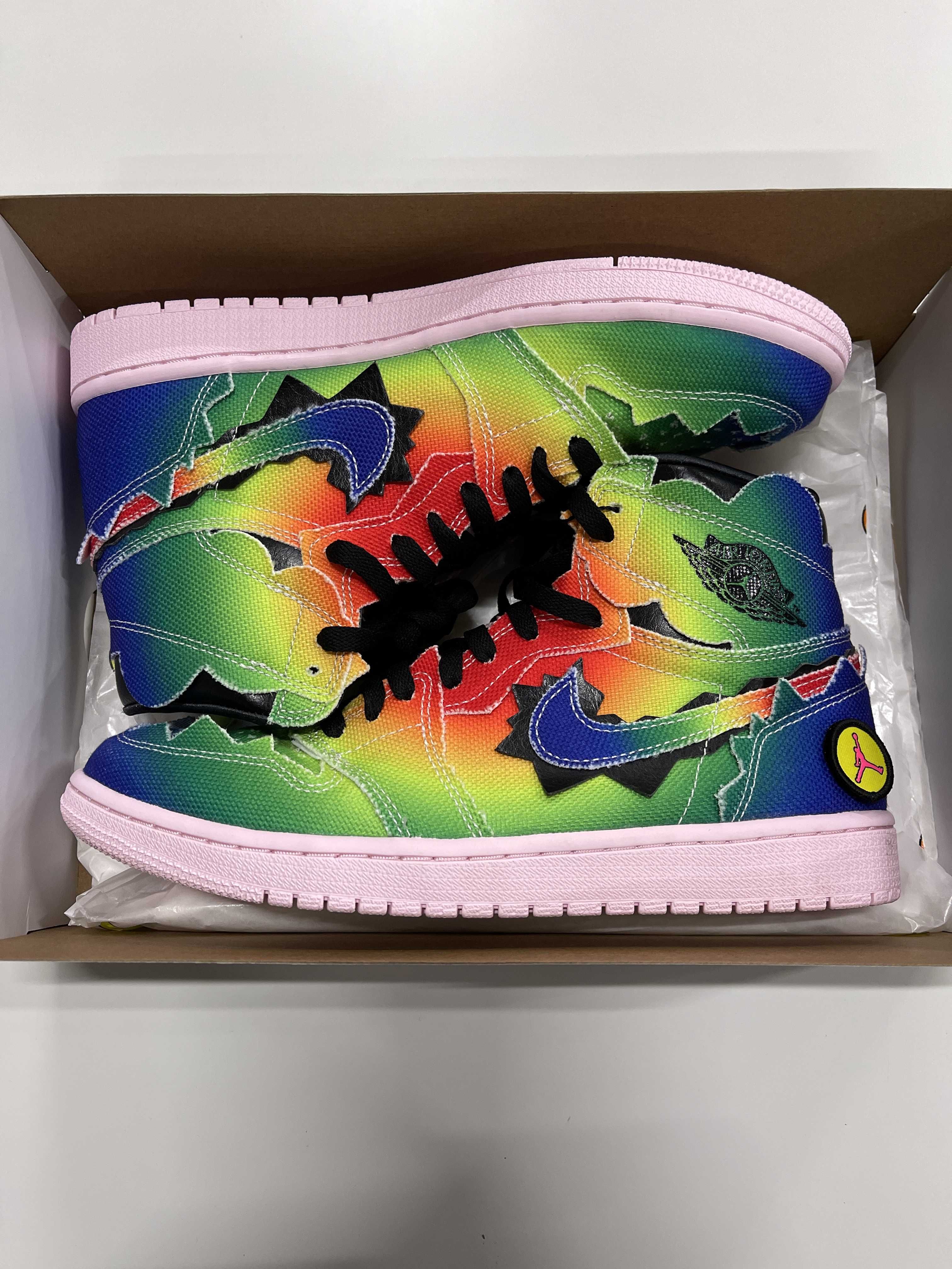 J Balvin × Nike Air Jordan 1 High OG "Rainbow"