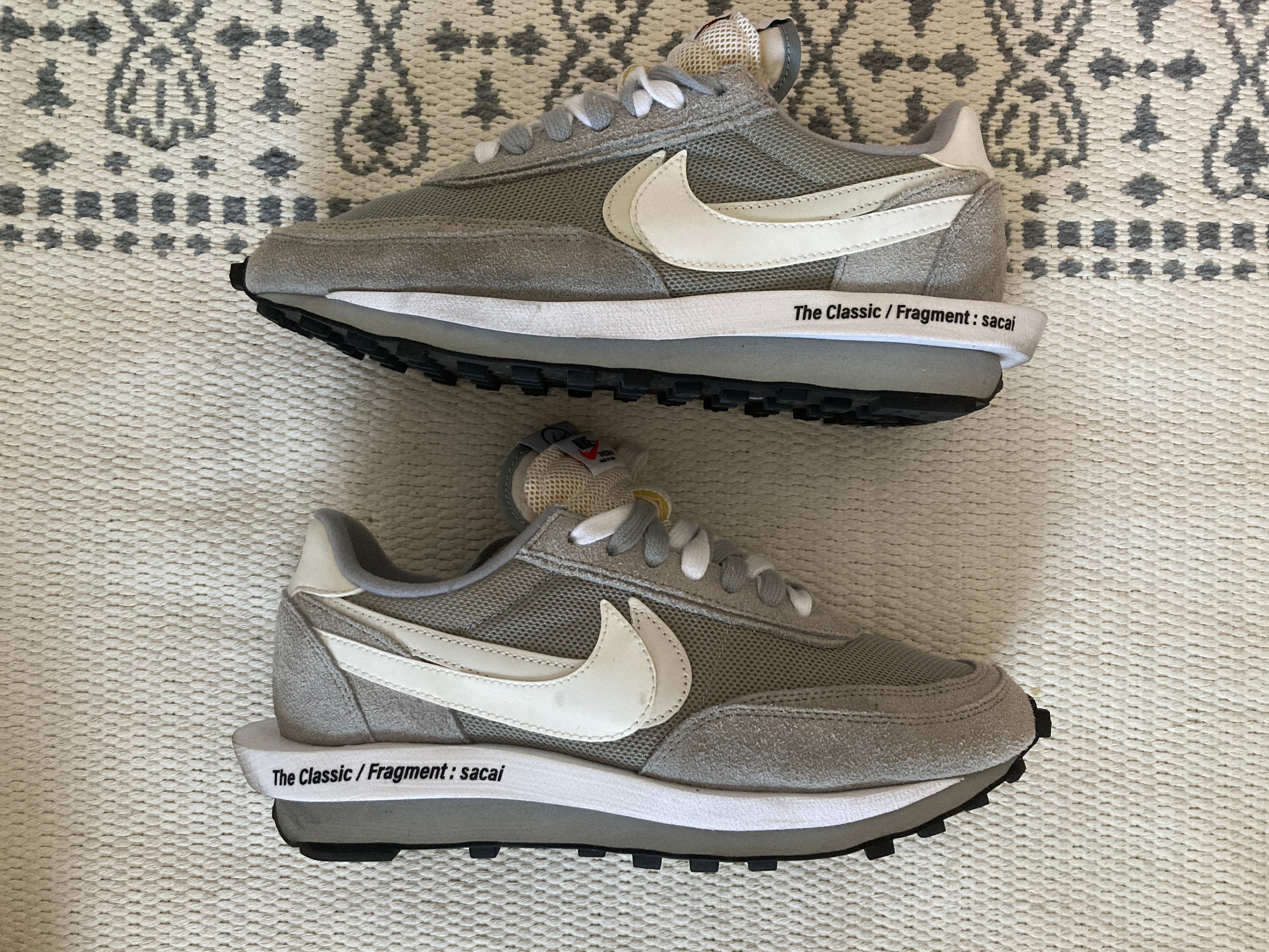 Fragment × sacai × Nike LD Waffle "Light Smoke Grey"