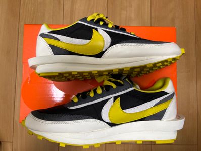 UNDERCOVER × sacai × Nike LD Waffle "Black/Sail-Dark Grey-Bright Citron"