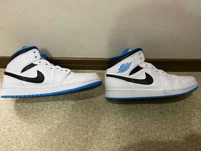 Nike Air Jordan 1 Mid "White/Laser blue"
