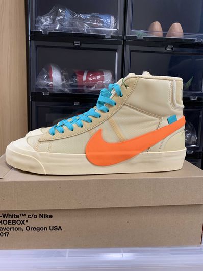 OFF-WHITE × NIKE BLAZER MID ALL HALLOWS EVEを買うならスニーカーダンク OFF-WHITE × NIKE BLAZER MID ALL HALLOWS EVEを買うならスニーカーダンク