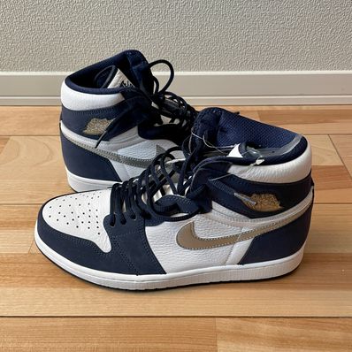 Nike Air Jordan 1 High OG CO.JP "White/Midnight Navy" (2020)(ブリーフケースなし)