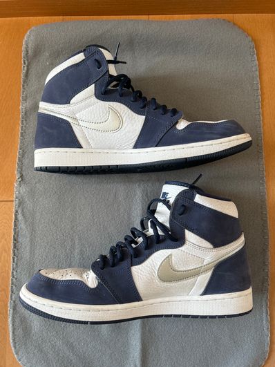 Nike Air Jordan 1 High OG CO.JP "White/Midnight Navy" (2020)(ブリーフケースなし)