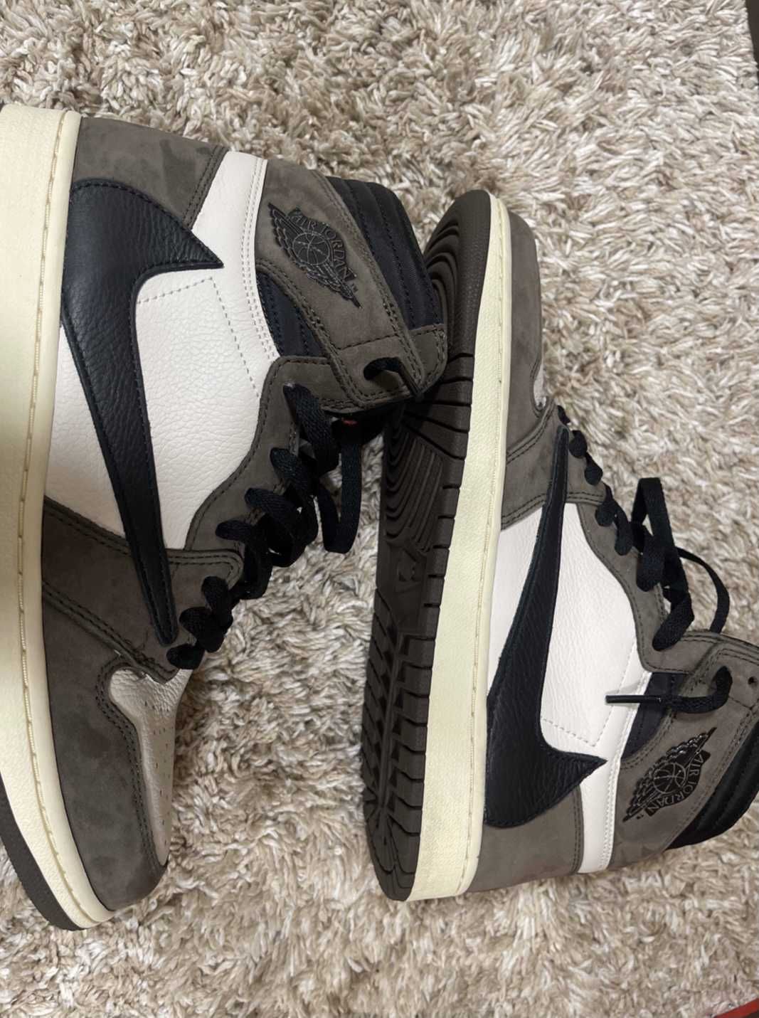 Travis Scott × Nike Air Jordan 1 Retro High OG TS SP "Sail/Dark Mocha"