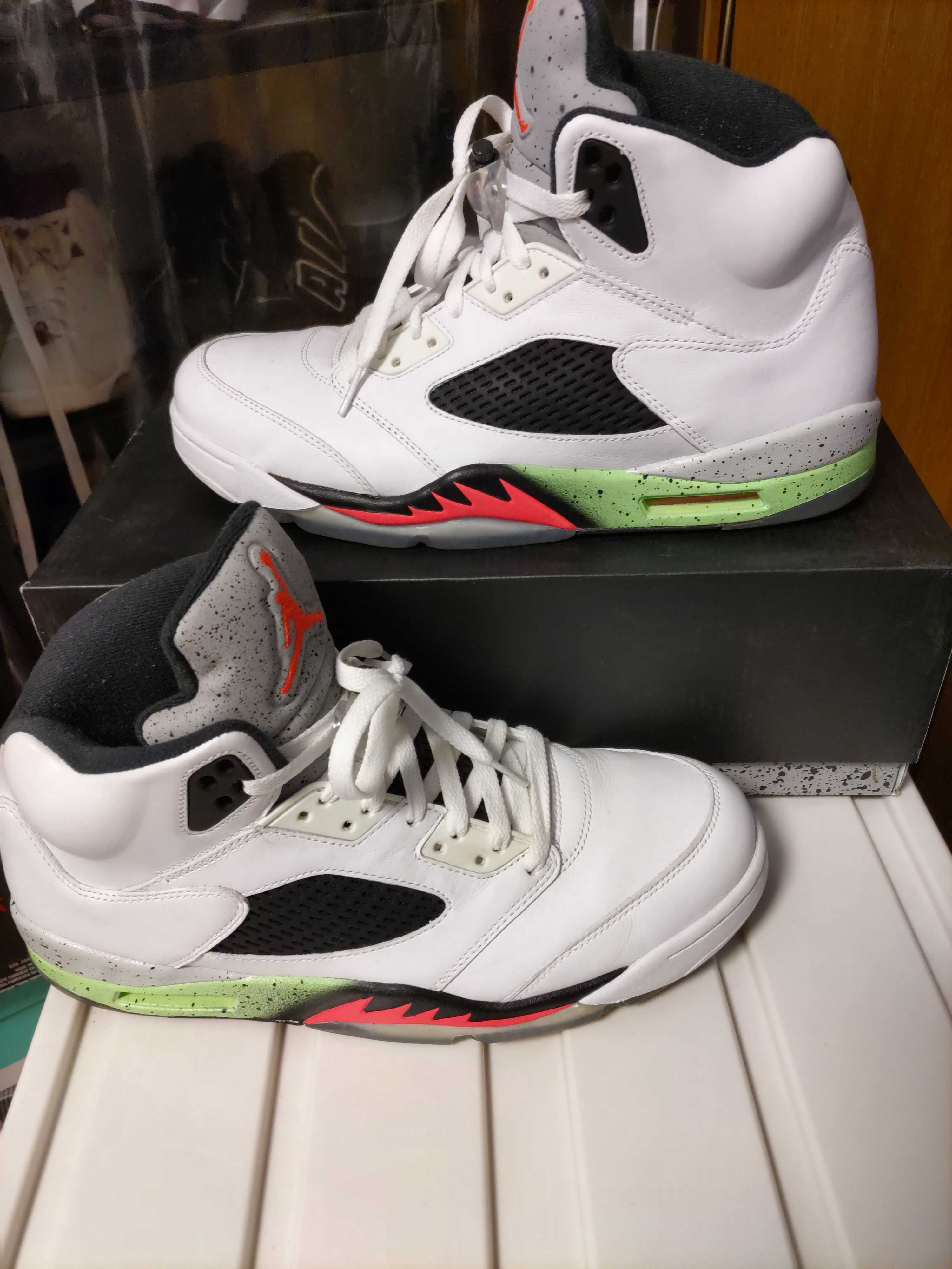 NIKE AIR JORDAN 5 RETRO POISON GREEN