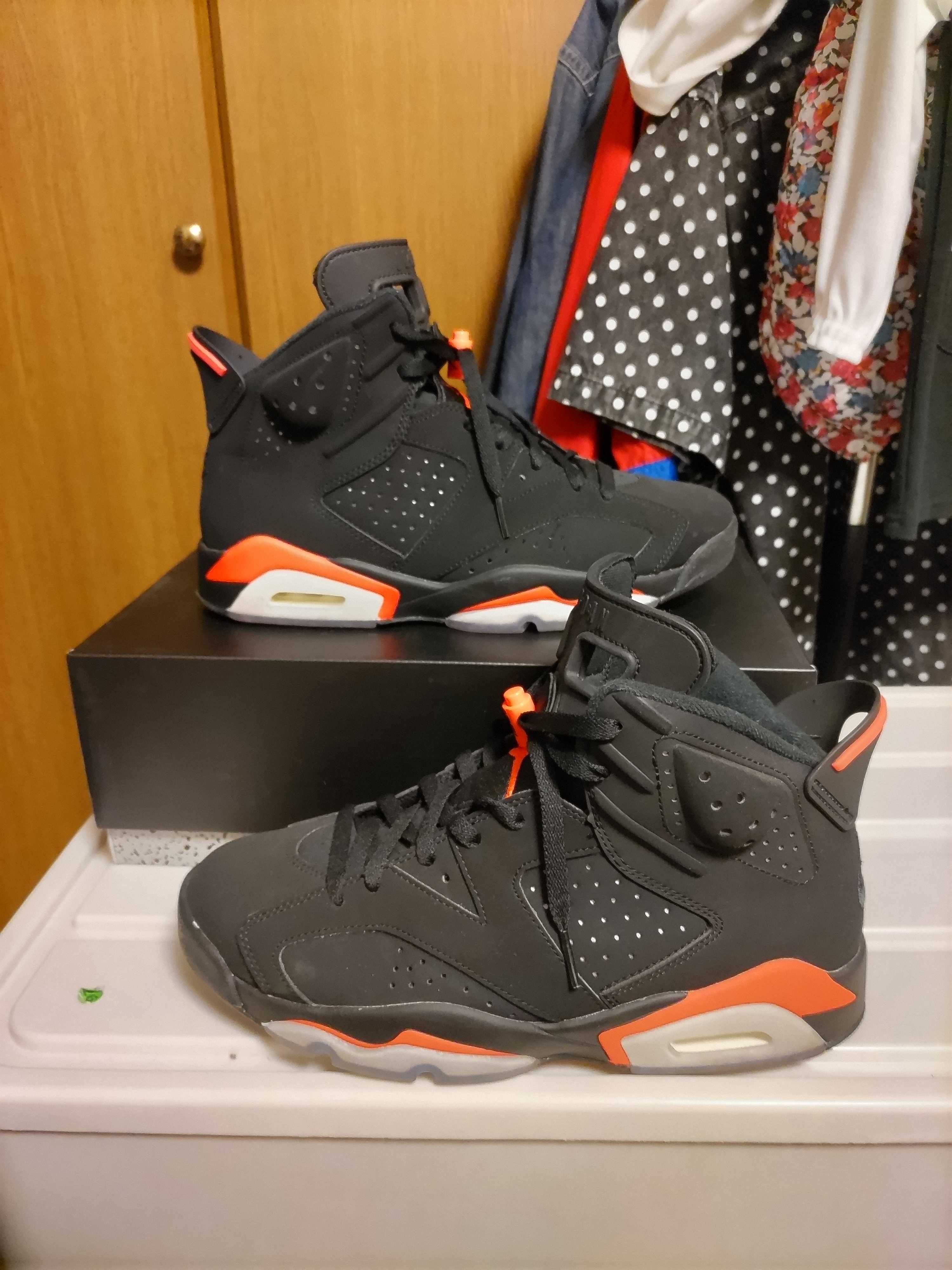 NIKE AIR JORDAN 6 RETRO "INFRARED BLACK" (2014)