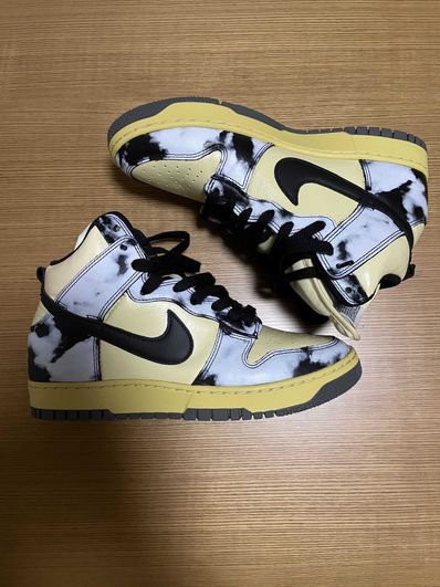 Nike Dunk High "Black Acid Wash"