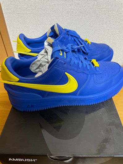 AMBUSH × Nike Air Force 1 Low "Game Royal and Vivid Sulfur"