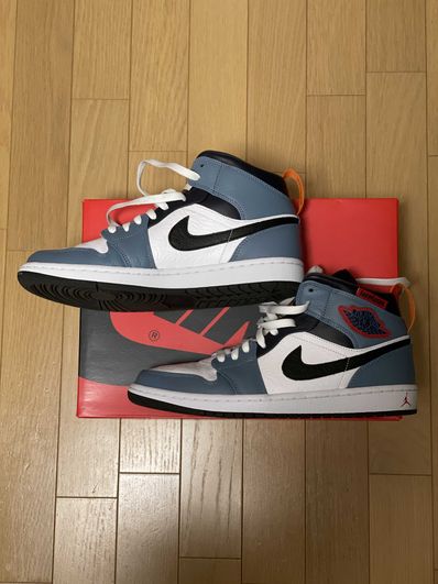 FACETASM × Nike Air Jordan 1 Mid "White/Navy"