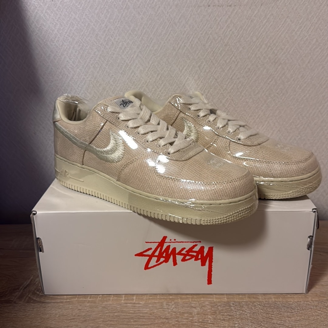 Stussy × Nike Air Force 1 Low "Fossil Stone"