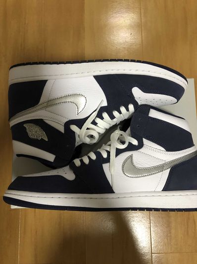 Nike Air Jordan 1 High OG CO.JP "White/Midnight Navy" (2020)(ブリーフケースなし)