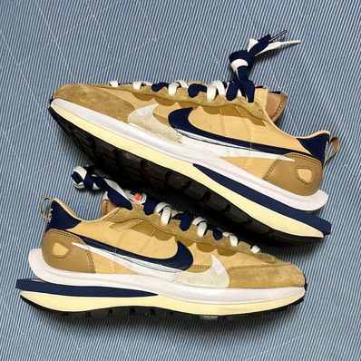Sacai × Nike Vapor Waffle "Sesame And Blue Void"