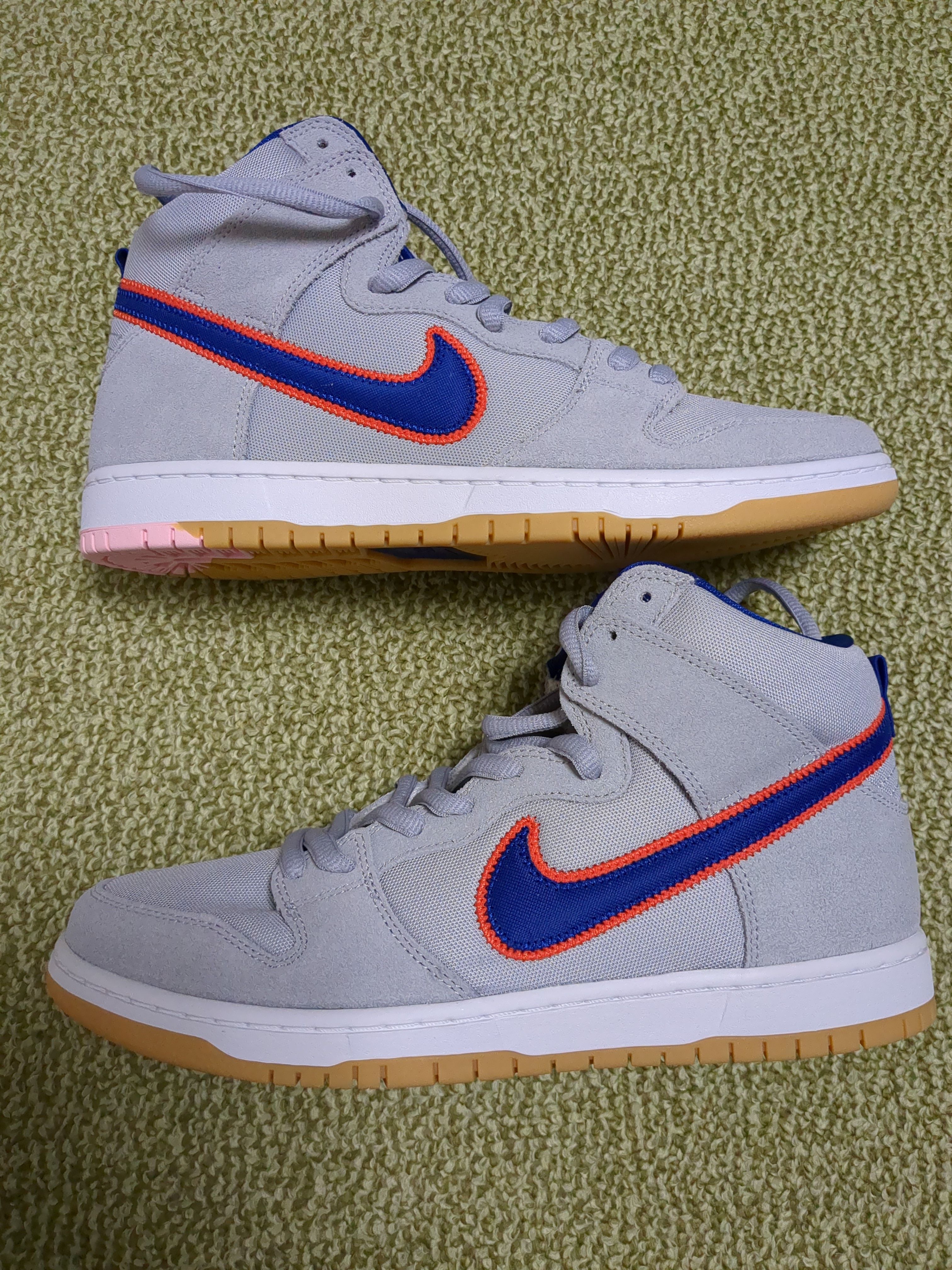 Nike SB Dunk High "Rush Blue and Team Orange/New York Mets"