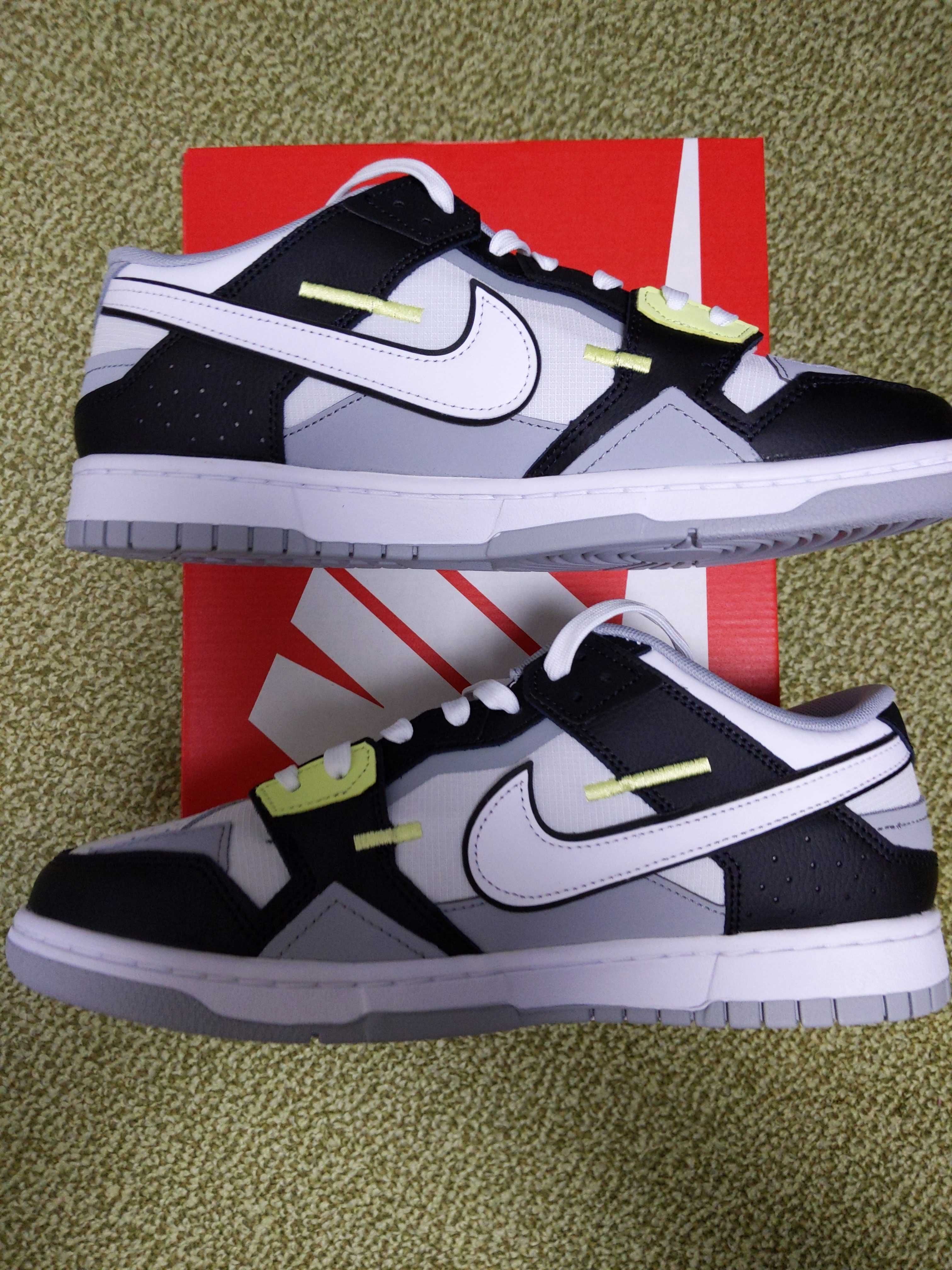 Nike Dunk Low Scrap "Black/White/Light Lemon Twist"