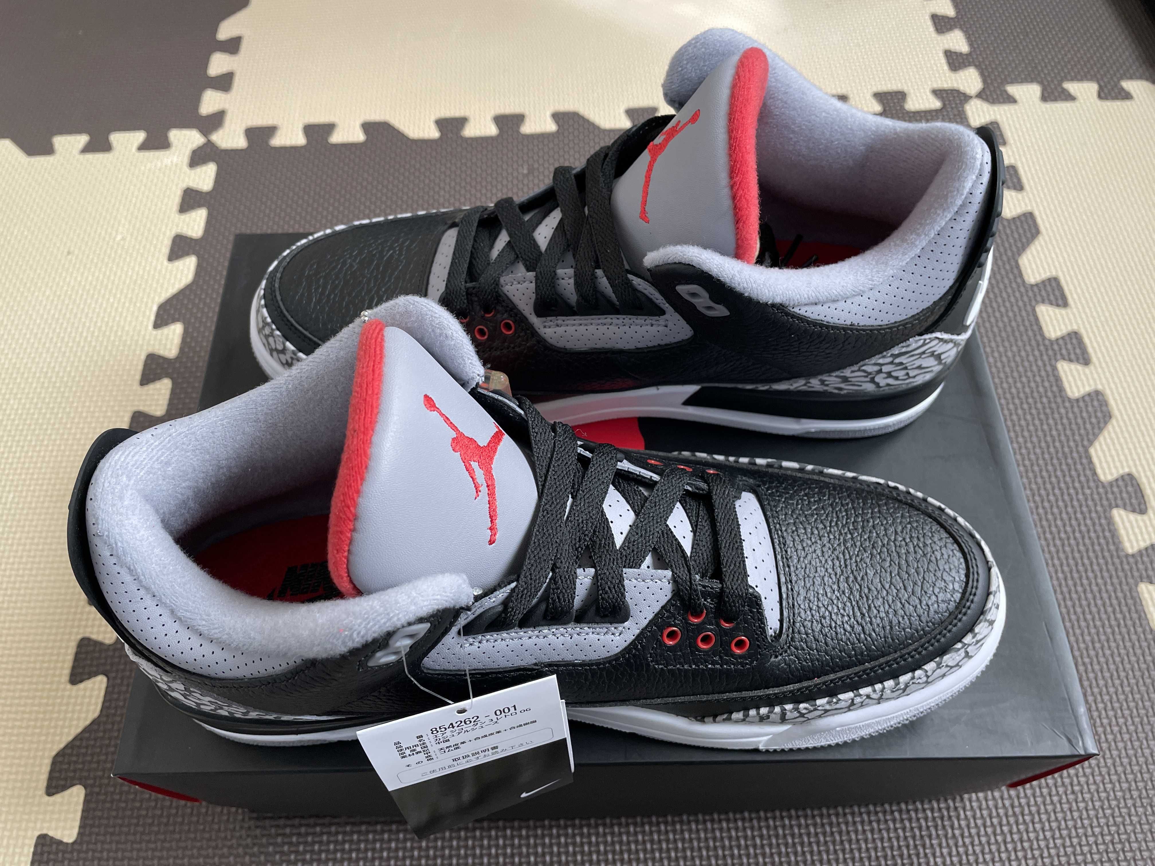 Nike Air Jordan 3 Retro OG "Black Cement" (2018)