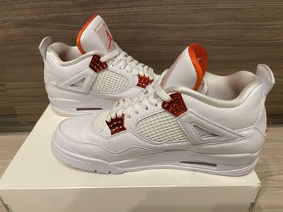 Nike Air Jordan 4 Retro "White/Team Orange"